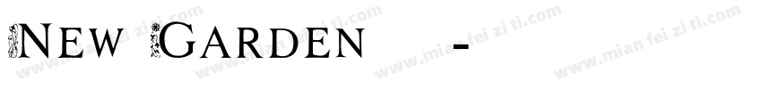 New Garden转换器字体转换